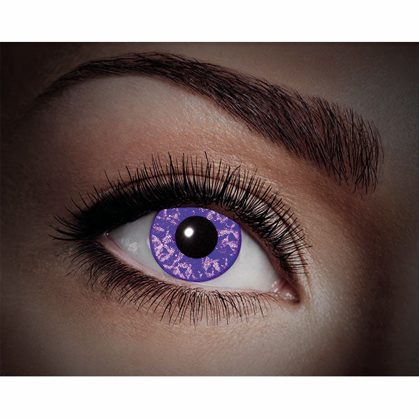 Fasnacht Lentilles de contact UV violettes Diamant