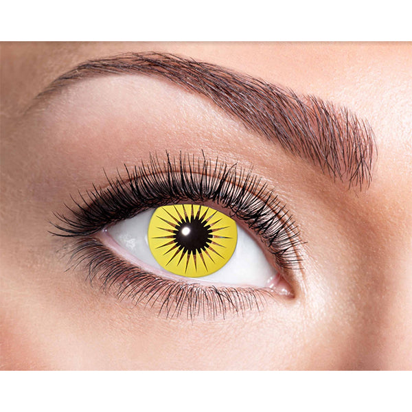 Carnival Contact Lenses Yellow Star