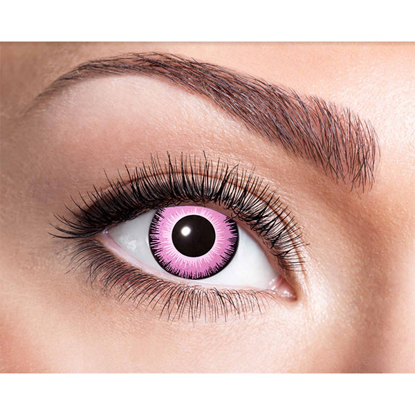 Carnival contact lenses pink eye