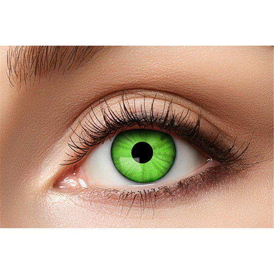 Fasnacht 3-month lenses Electro Green