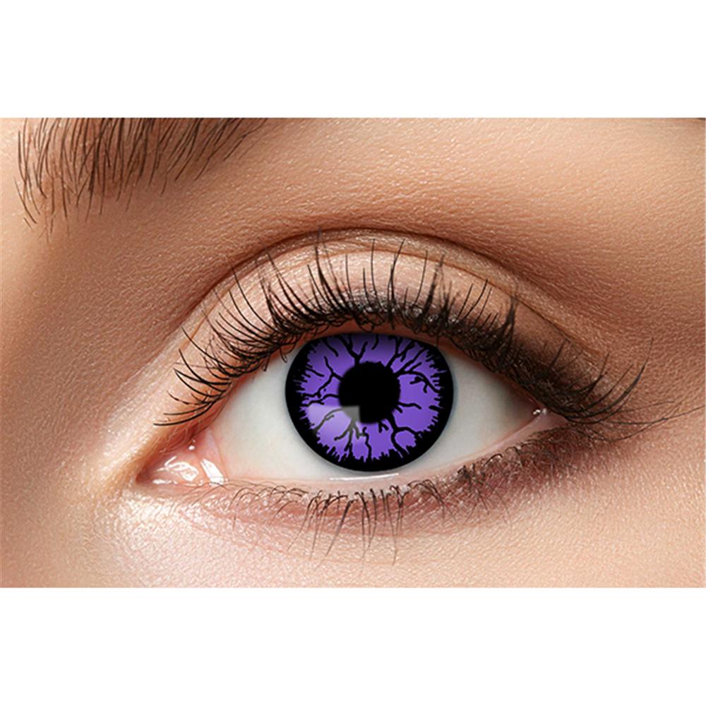 Fasnacht 3-month lenses purple monster