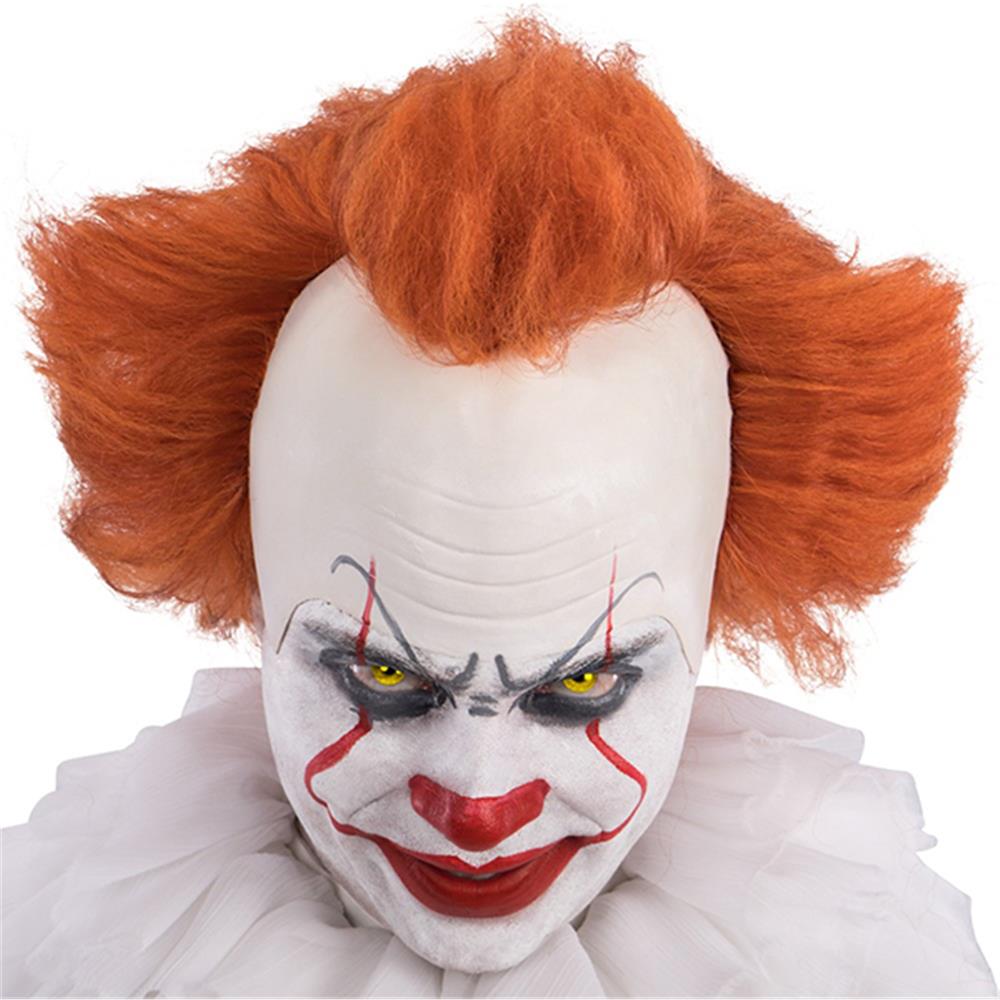 Carnival wig clown orange