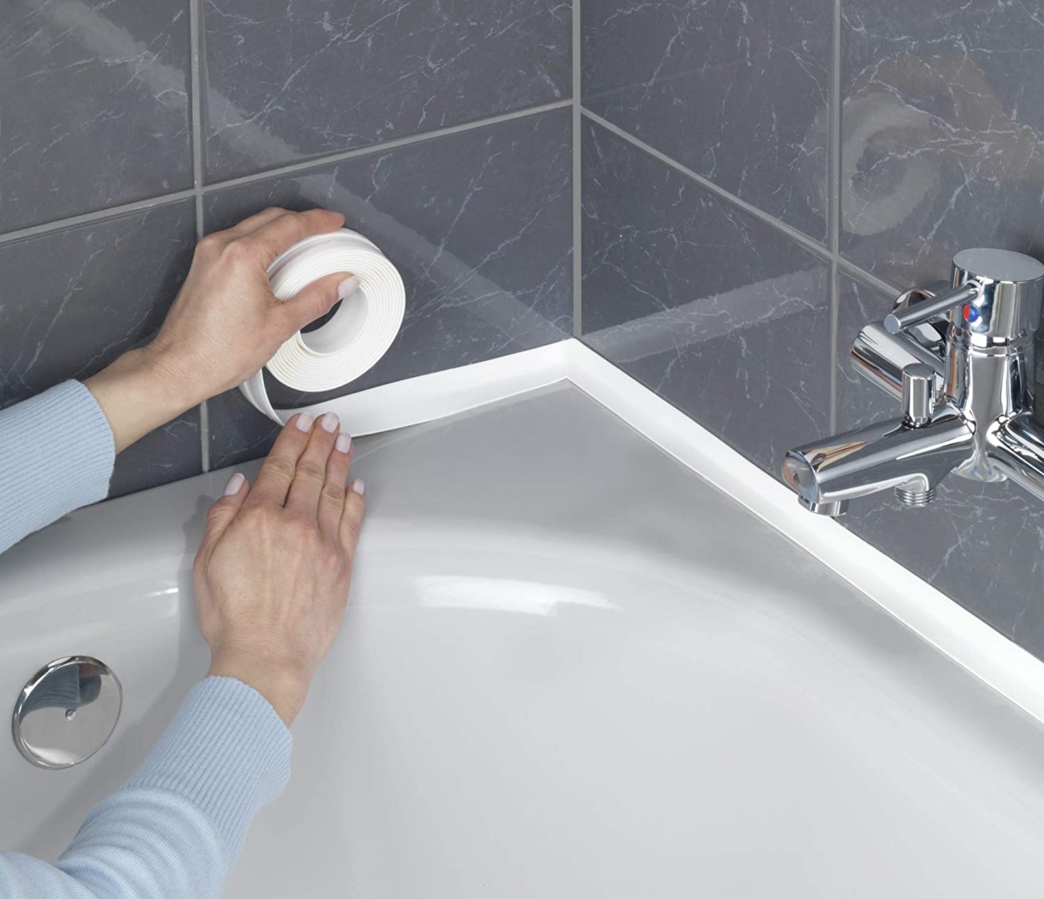 Wenko Abdichtungsband weiss, 2.8 x 350 x 1.1 cm