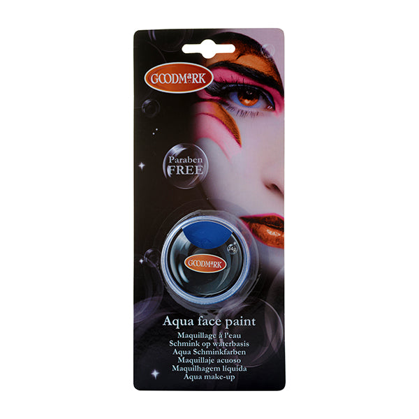 Fasnacht Aqua Make-up, blue, 14 g