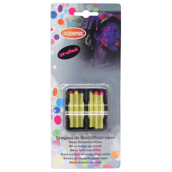 Fasnacht 6 make-up pencils UV effect