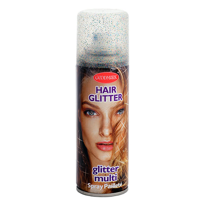 Cheveux Glittersrpay, multicolore