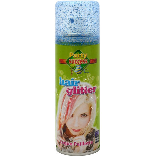 Cheveux Glittersrpay, bleu