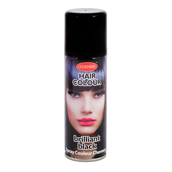 Spray colorant pour cheveux, noir