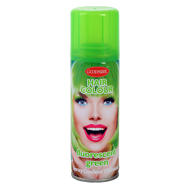 Spray colorant pour cheveux, vert fluo