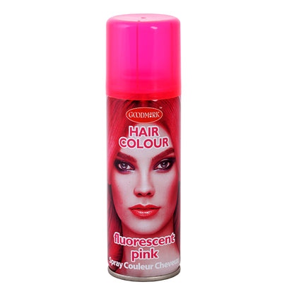 Spray colorant pour cheveux, rose fluo