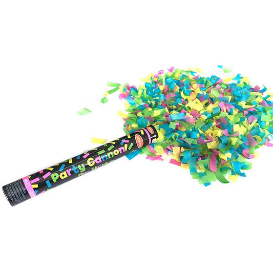 Carnival Party Cannon Fluo - Rayures, 40 cm