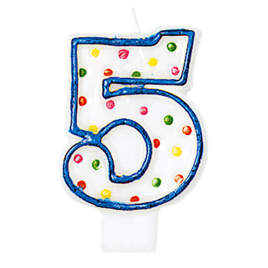 Number candle 5