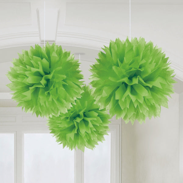 Amscan 3 decorative balls 40.6cm green