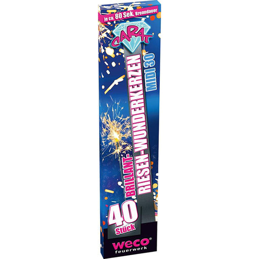 Weco 40 giant sparklers 30cm
