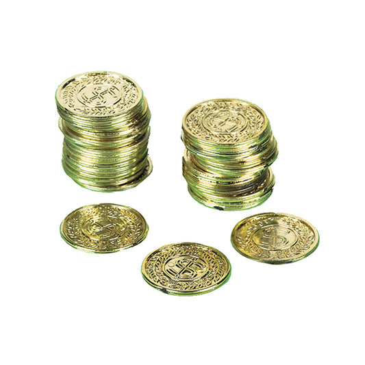 Pirate coins, 72 pieces