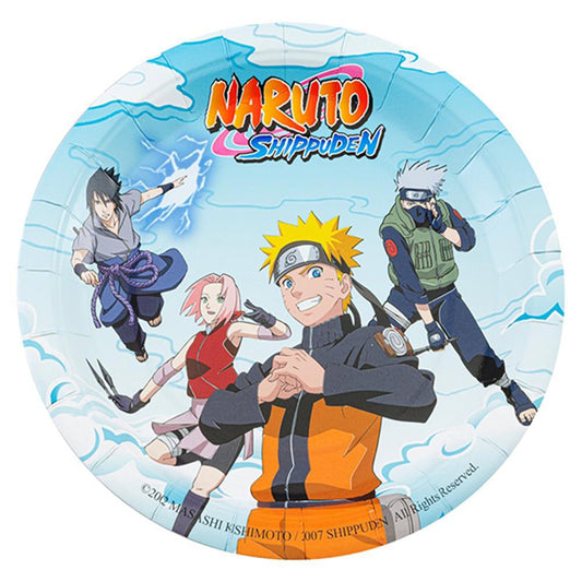 8 assiettes Naruto