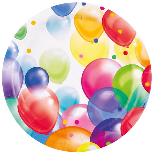 Amscan 8 Teller Balloons, 23 cm