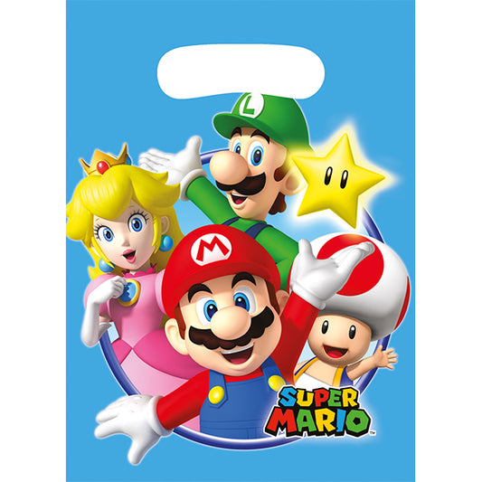 Amscan 8 sacs de fête Super Mario