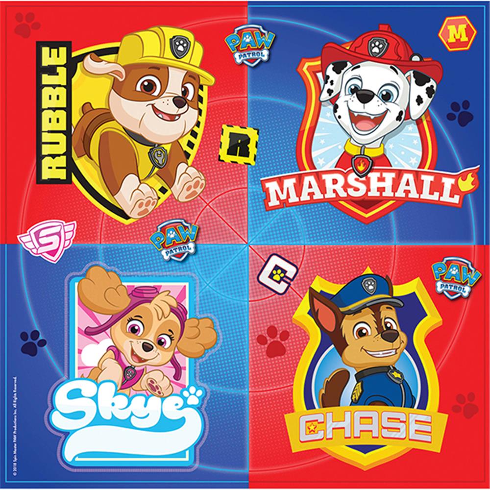 Paw Patrol 16 serviettes 33cm Paw Patrol