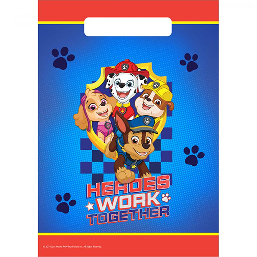 Paw Patrol 8 Party Bags Paw Patrol