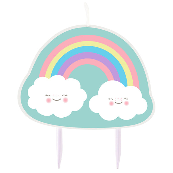 Amscan Geburtstagskerze Rainbow & Cloud
