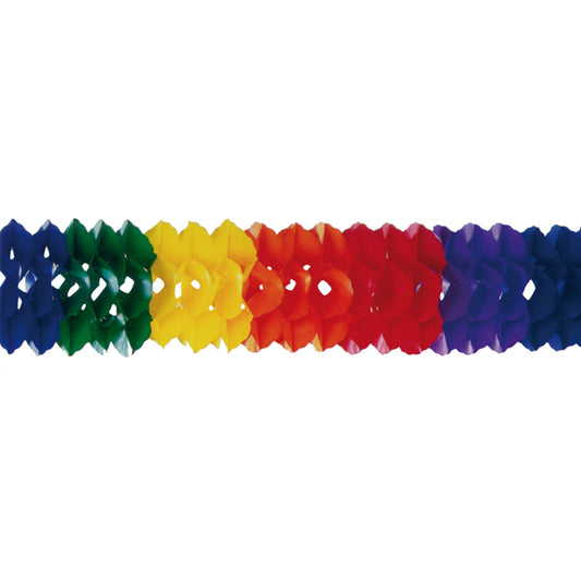 Rainbow garland, 16 cm x 4 m