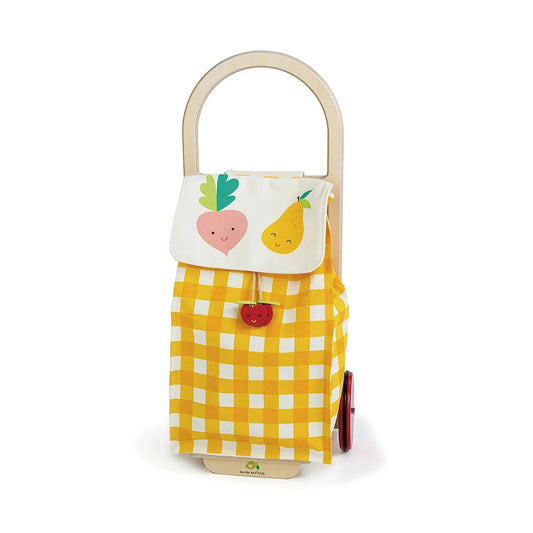 Tenderleaftoys shopping trolley yellow