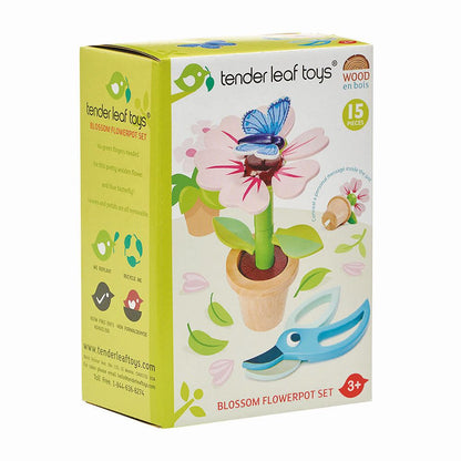 Ensemble de pots de fleurs Tenderleaftoys Blossom