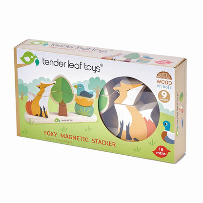 Tenderleaftoys stacking game Foxy magnetic