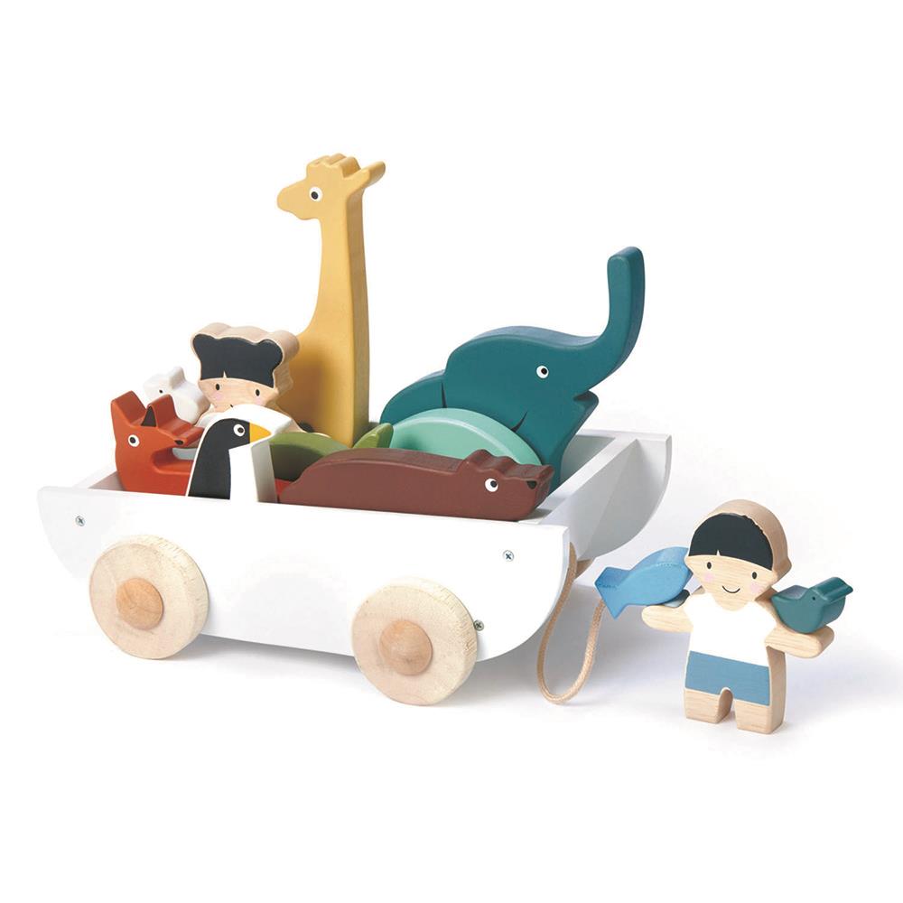 Bateau Tenderleaftoys avec des animaux