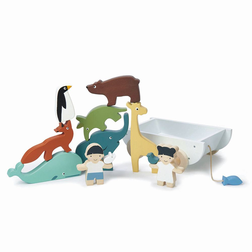 Bateau Tenderleaftoys avec des animaux