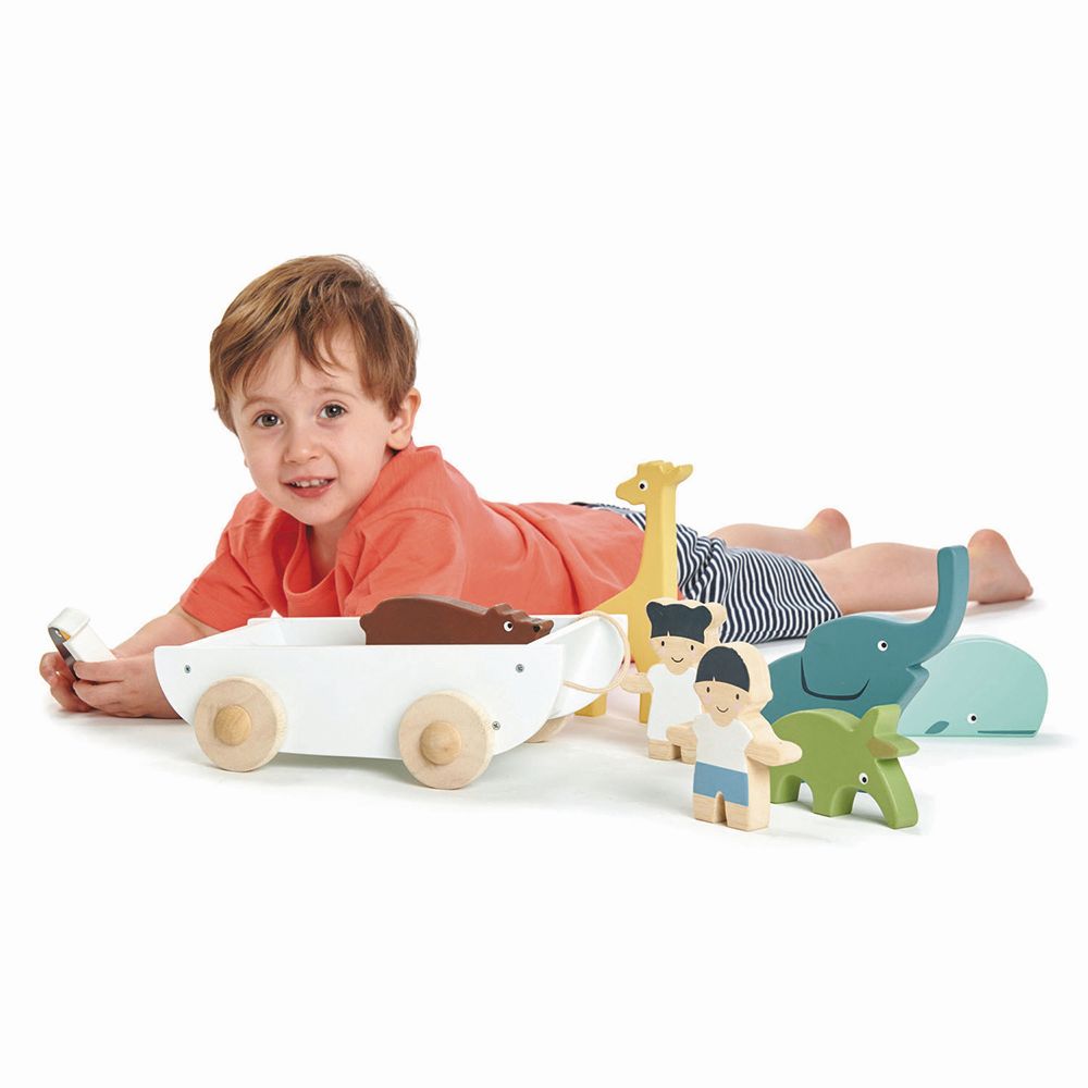 Bateau Tenderleaftoys avec des animaux