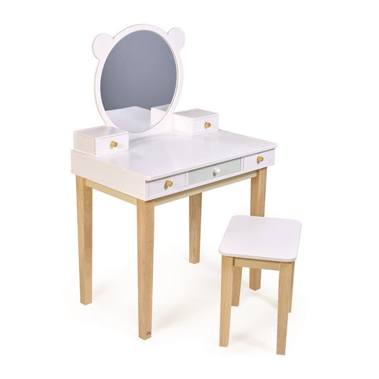 Tenderleaftoys dressing table with stool