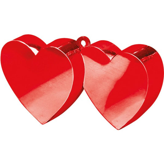 Amscan ballon poids coeurs, rouge 170 g