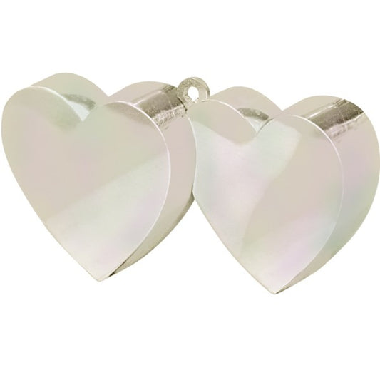 Amscan Balloon Weight Hearts Shimmering