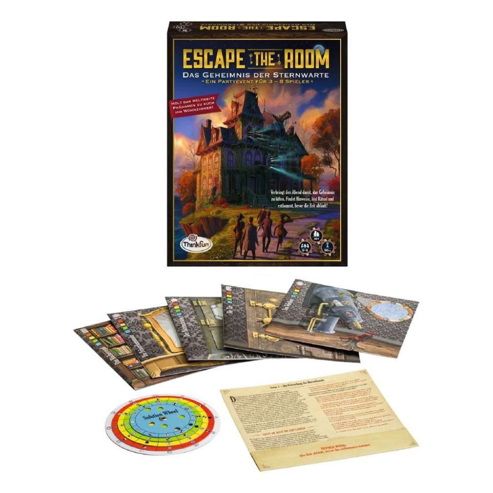 ThinkFun Escape the Room - Das Geheimnis der Sternwarte