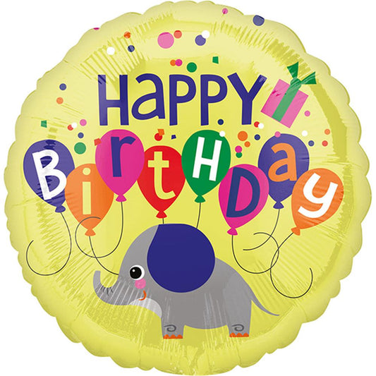 Amscan Foil Balloon Birthday Elephant