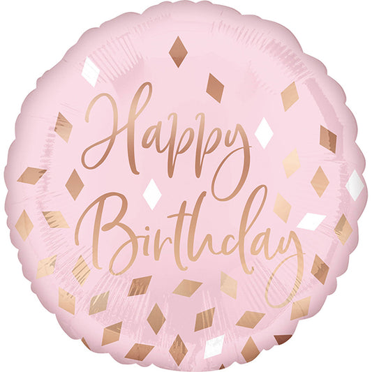 Amscan Foil Balloon Blush Birthday