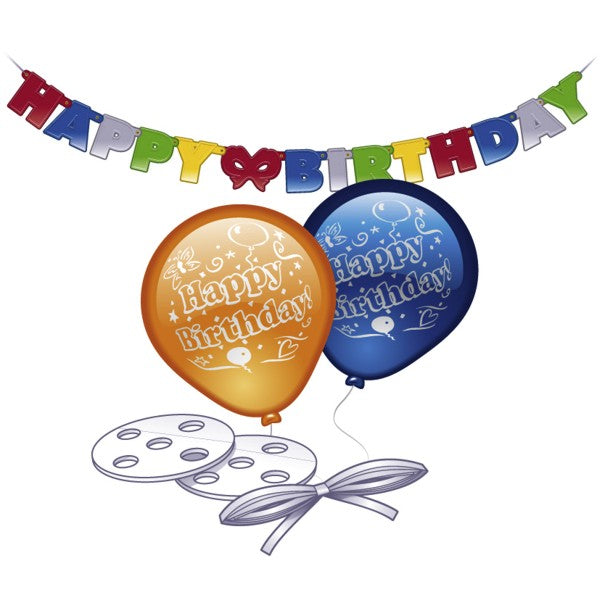 Amscan Happy Birthday Decoration Set