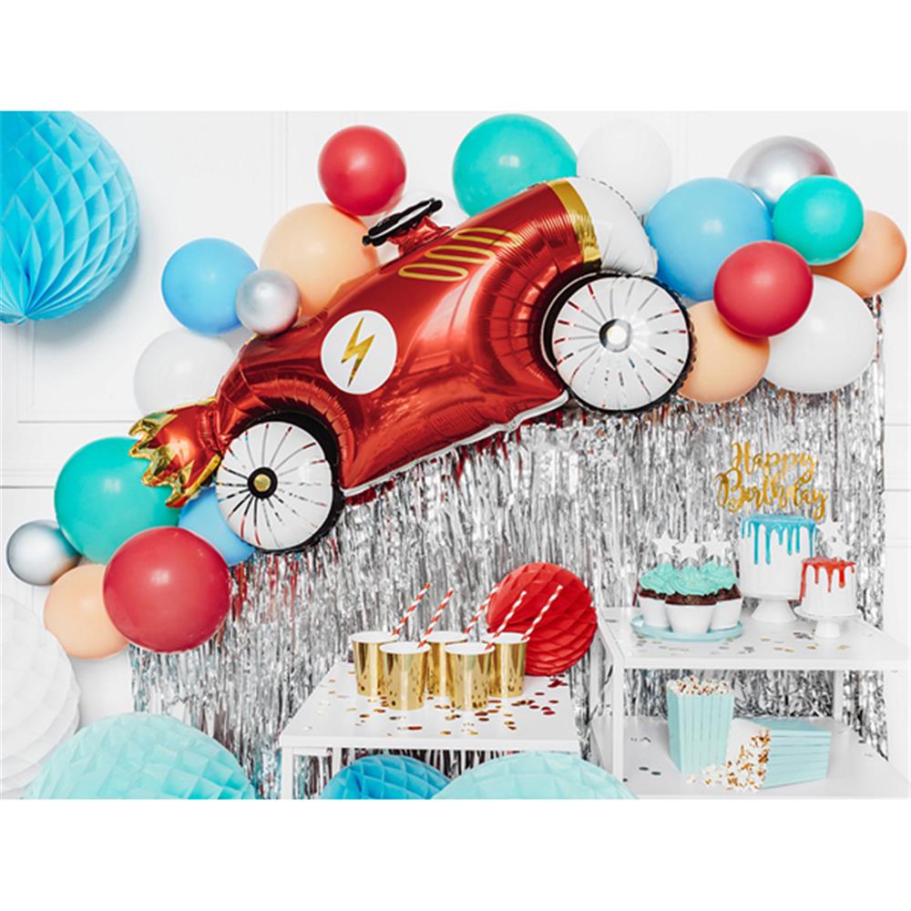 Amscan foil balloon racing car, red