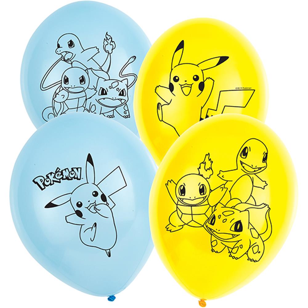 Riethmüller 6 Balloons Pokemon 28cm