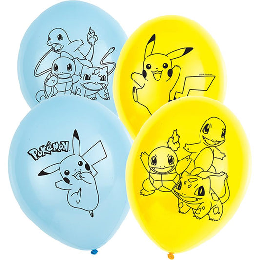 Riethmüller 6 ballons Pokémon 28cm