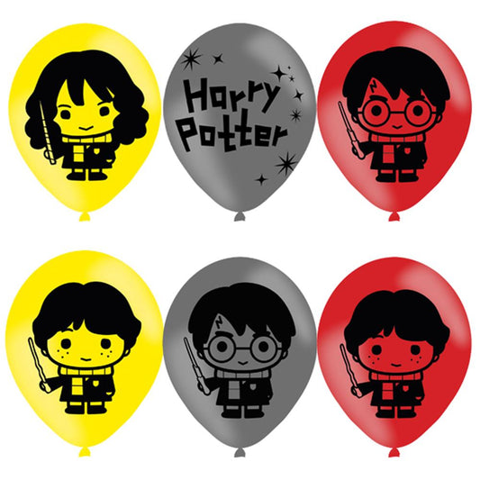 Riethmüller 6 ballons en latex Harry Potter 27,5cm