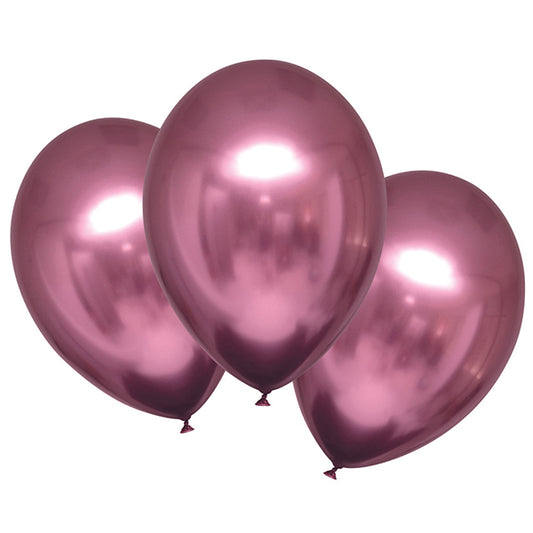 Amscan 6 ballons en latex Satin Luxe Flamant Rose 27,5 cm