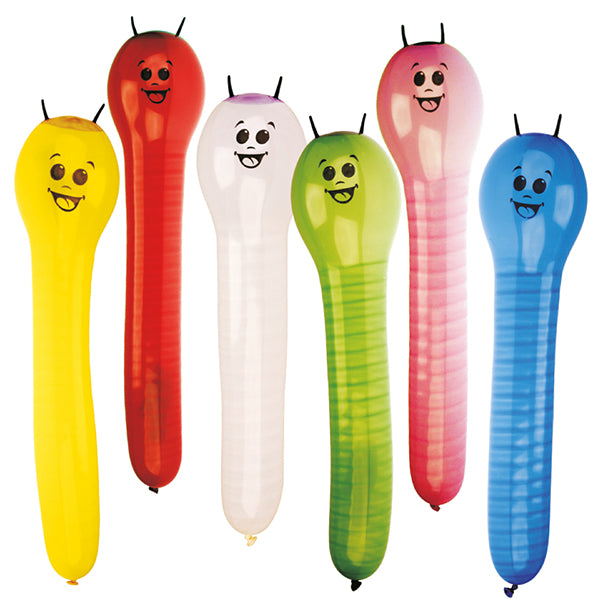 6 figure balloons caterpillars