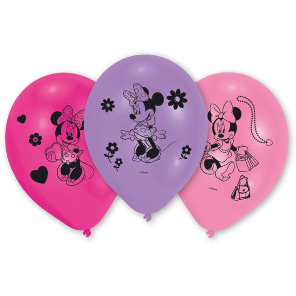 Minnie Mouse 10 balloons, assorted