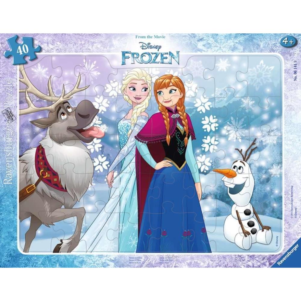 Puzzle Anna und Elsa, 40 Teile