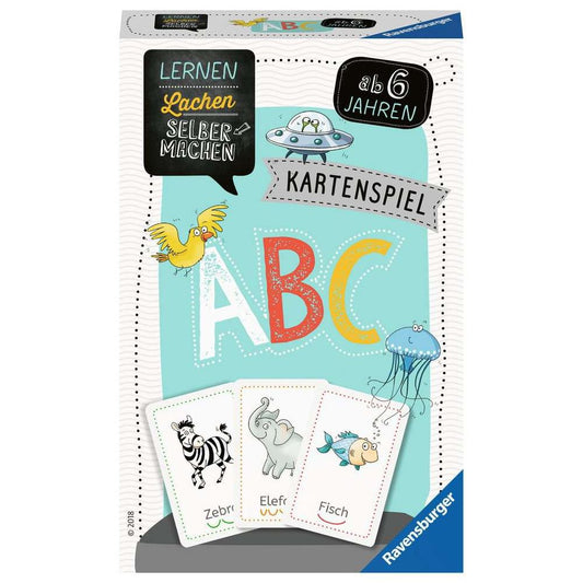 Ravensburger Apprenez à rire à faire soi-même : jeu de cartes ABC