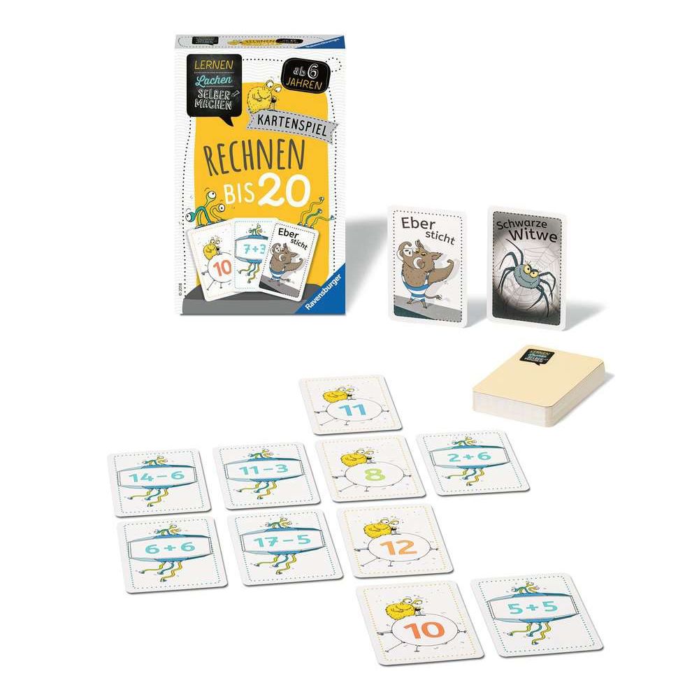 Ravensburger Learning Laughing Do it yourself: Card game counting up to 20