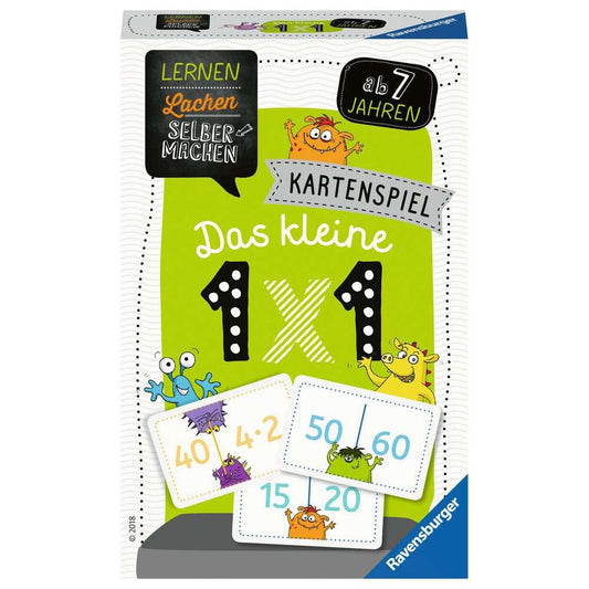 Ravensburger Learning Laughing Do it yourself: Card game The little 1 x 1